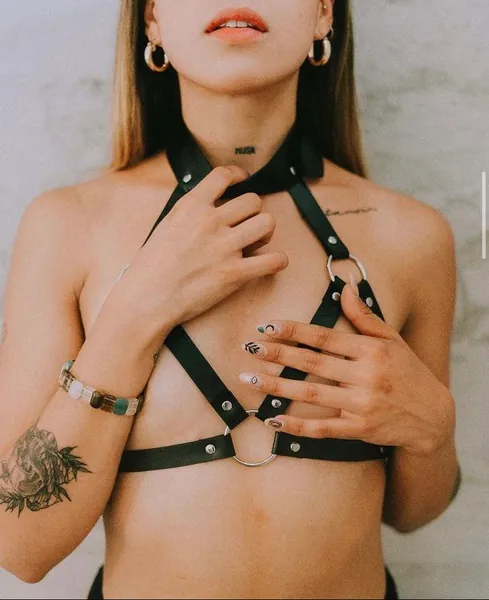 Womens Bra Harness | Breast Harness | Vegan Leather | Sex Room | Subana