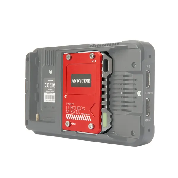 ANDYCINE mSATA to SATA Adapter DIY Magnalium Case for mSATA SSD T5 1TB/2TB Compatible for Atomos Ninja V