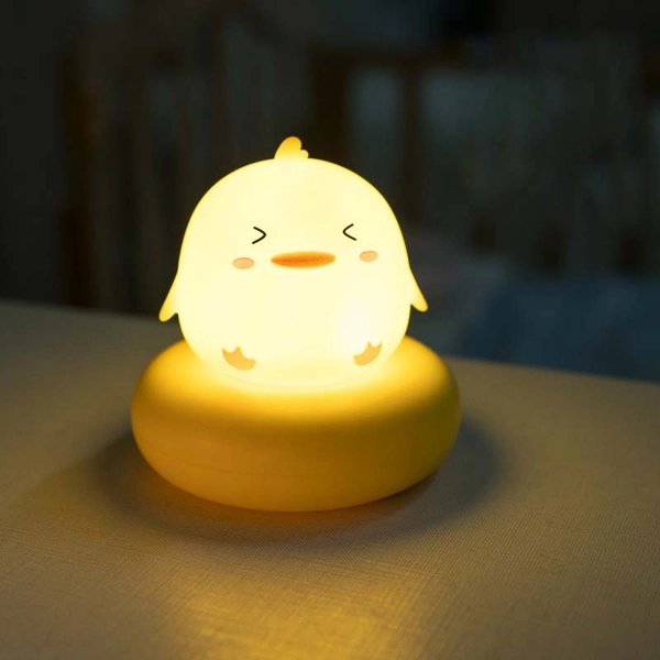 Cute Animal Night Light Touch Sensor Lamp LED Lights Kids Bedroom Lamp - C