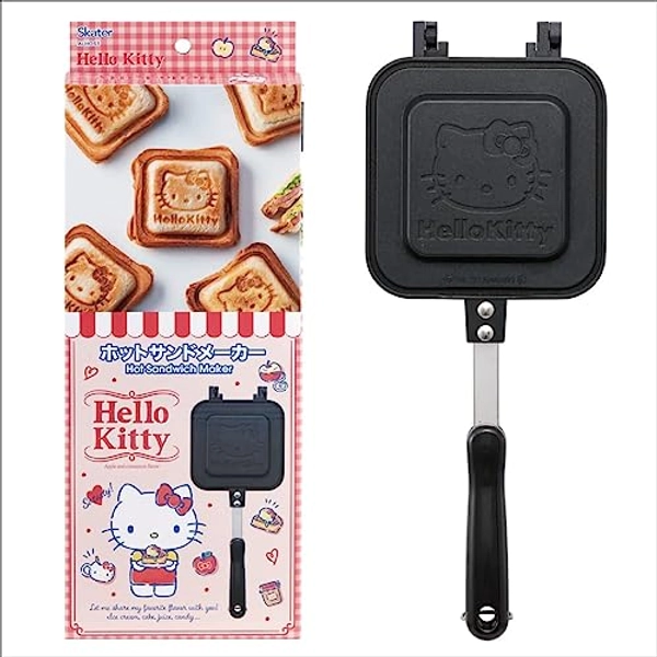 Skater Hello Kitty Sandwich Maker Cute Baking, Direct Fire, Aluminum