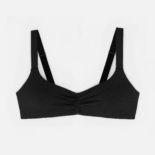 Caress Sweetheart Bralette Black - S / Black