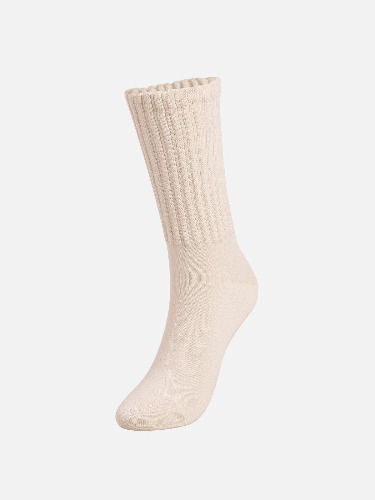Essential Crew Socks - Ivory / One Size