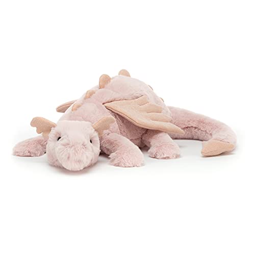 Jellycat Rose Dragon Stuffed Animal, Medium - Medium