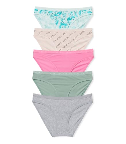 Victoria's Secret Bikini Panty Pack, Underwear for Women (XS-XXL) - Playful Mix - Small