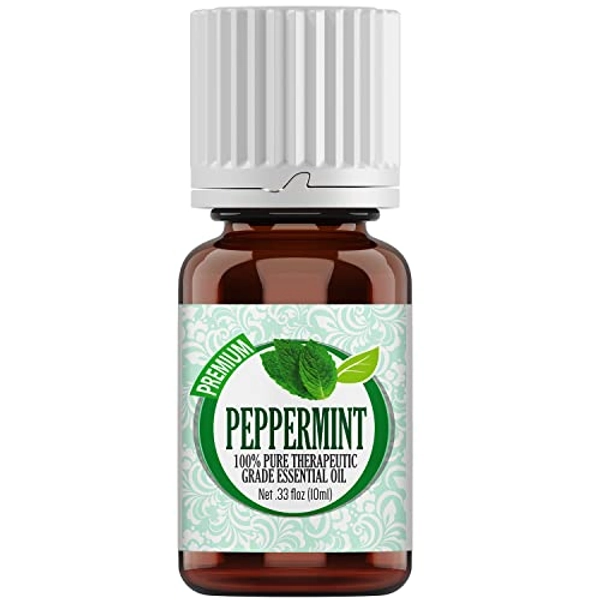 Healing Solutions 10ml Oils - Peppermint Essential Oil - 0.33 Fluid Ounces