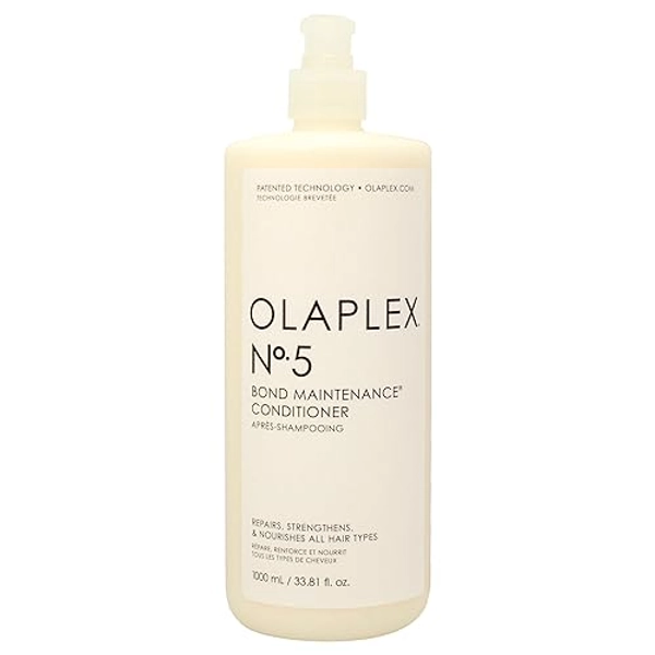 Olaplex No. 5 Bond Maintenance Conditioner, Repairs, Strengthens, & Nourishes All Hair Types, Leaving Hair Feeling Soft & Adds Shine, 33.8 fl oz