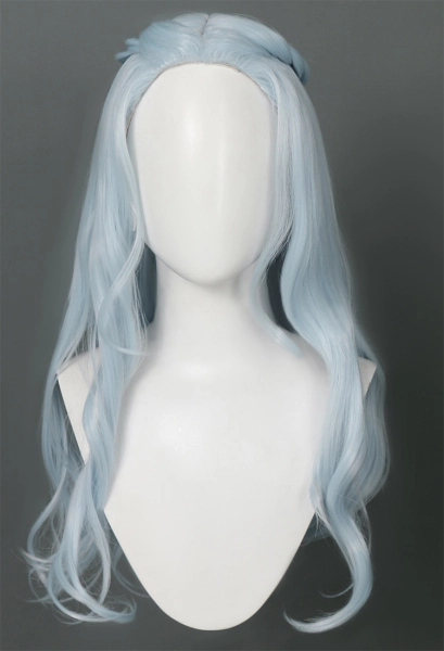 FFXIV Venat Hydaelyn Cosplay Wig Long Silver Wig