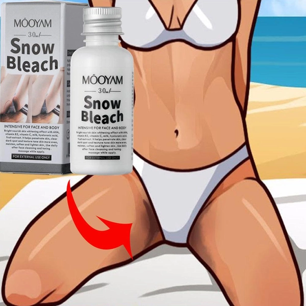 Snow Bleach Cream Body Whitening Cream Intimate Area Pink Essence μασχάλη Γόνατο θαμπάδα Brighten Improve Lip Moisturizer Περιποίηση προσώπου