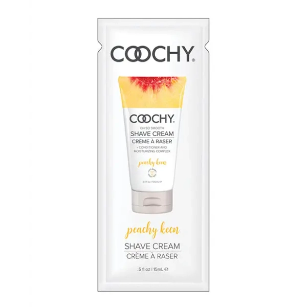 COOCHY Shave Cream - .5 oz Peachy Keen