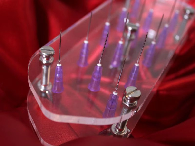 Paddle vampire needles BDSM