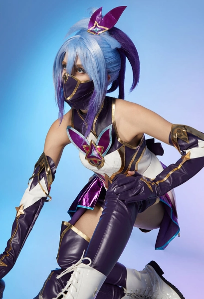 LOL Little Leaf Cosplay Costume Dress and Shorts with Gloves and Earrings