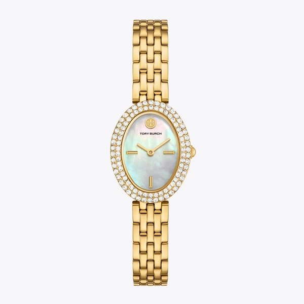 Oval Watch in yellow, size OS