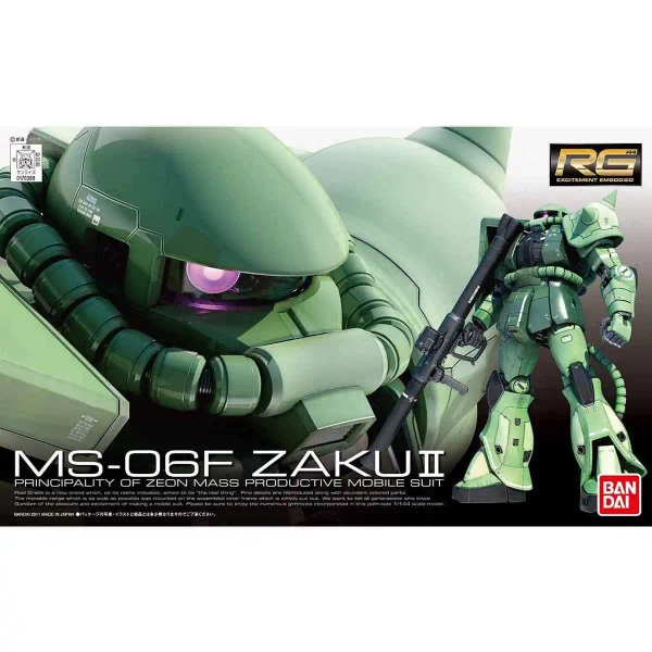 Zaku II MS-06F RG 1/144 #04 - Gunpla UK