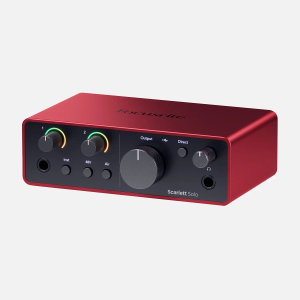 Focusrite Scarlett Solo 4ta Gen – Interfaz De Audio USB-C