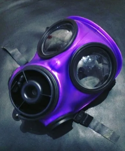 Acetone Nightmares Gasmask Metallic Purple 
