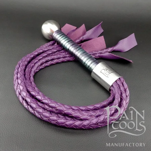 CERNOS M10 4-plait violett - PainTools - Peitschenmanufaktur