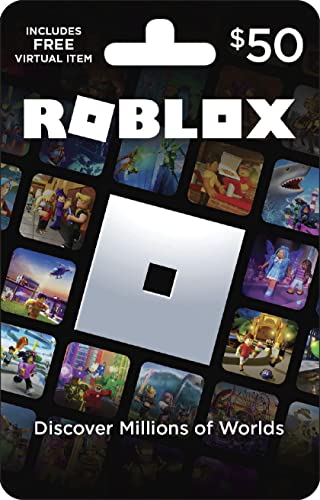 Roblox Physical Gift Card [Includes Free Virtual Item] [Redeem Worldwide] - 50 - Standard