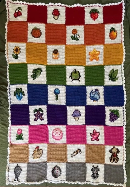 Crochet Stardew Valley Blanket pattern - Etsy UK