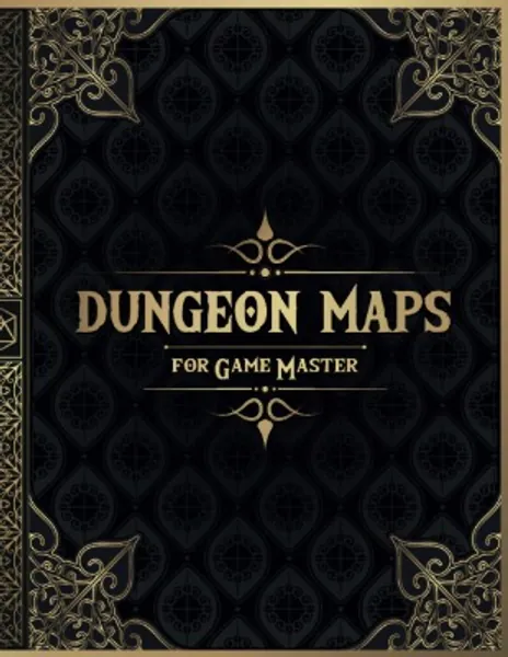 Dungeon Maps for Game Master: 50 Unique and Customizable Dungeon Maps for DnD Tabletop Role-Playing Games