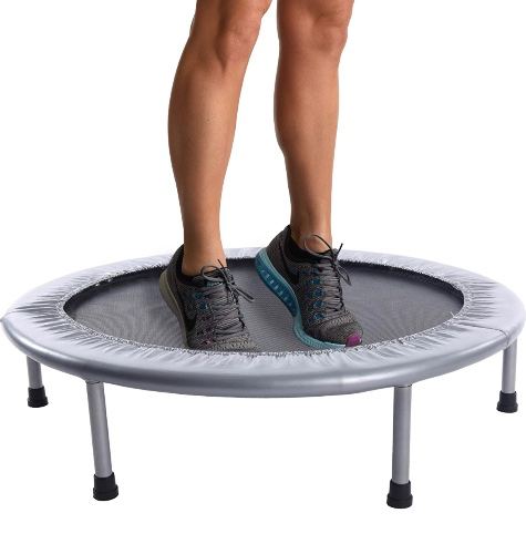 36 Inch Folding Mini Trampoline - Smart Workout App, No Subscription Required - Small, Spring-Free Fitness Rebounder for Adults : Exercise Trampolines : Sports & Outdoors