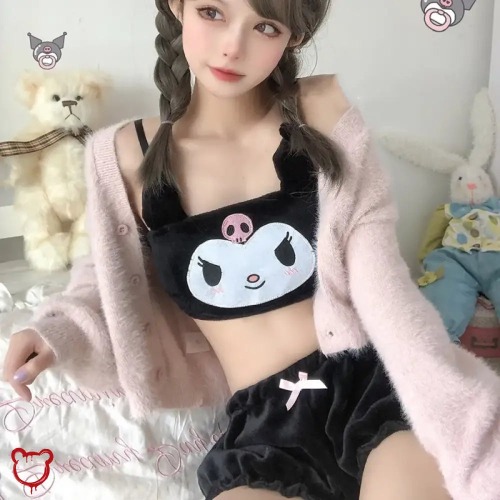 Cute Kawaii Anime Set - Pink / L