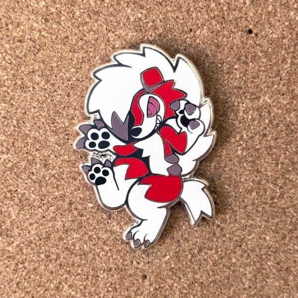 Lycanroc Enamel Pin
