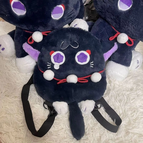 Scaramouche Plush Bag Genshin Impact Wanderer Cat Plushie