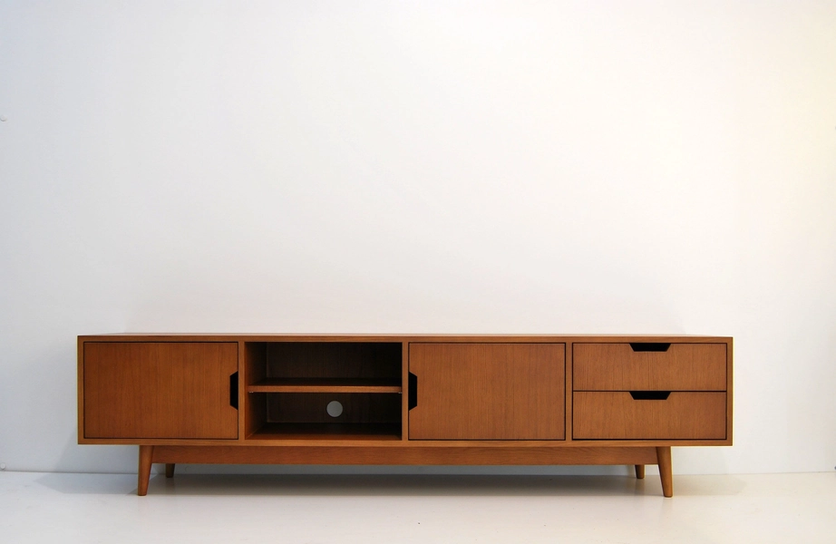 Mid Century Media Console / Tv Stand / Tv Unit / Low Sideboard / Scandinavian / Design / Retro Console