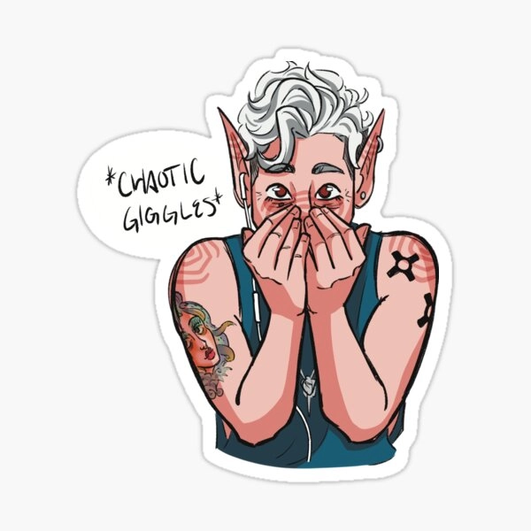 Neilstarion Giggles (4) Sticker