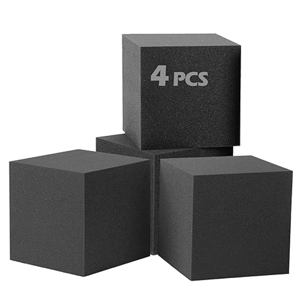 Bass Trap 7.8 x 7.8 x 7.8 Inchs, Bass Traps Acoustic Foam Corner, Acoustic Panels Sound Absorbing - 7.8 x 7.8 x 7.8 (inches)