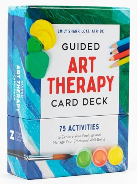 Guided Art Therapy Card Deck: 75 Activities to Explore Your Feelings and Manage Your Emotional Well-Being