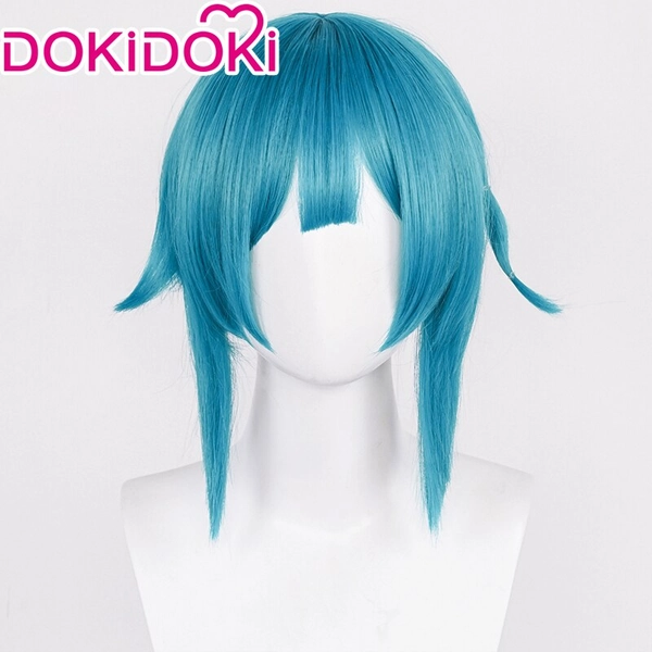 【Ready For Ship】【Last Batch】DokiDoki Anime Wig Kid Wig Cosplay Women Wig Long Blue
