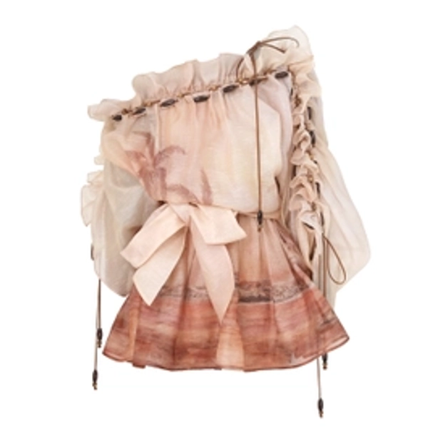 Zimmermann Illuminate Ruffle Mini Dress