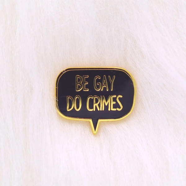 Be Gay Do Crimes Enamel Pin NITW Night in the Woods Inspired Pin - Etsy Lithuania
