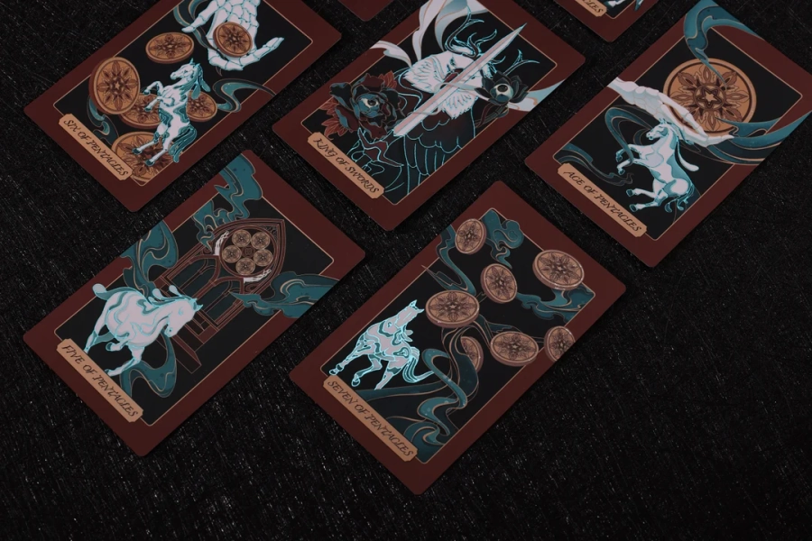 The Untamed Mystery Tarot the Ice Deck 78 Tarot Decks Booklet, Major and Minor Arcana - Etsy Spain