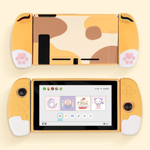 GeekShare JoJo Paw Silicone Protective Case | Yellow / Nintendo Switch