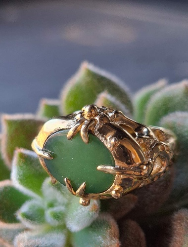 The swamp ring – Luz Negra Jewelry