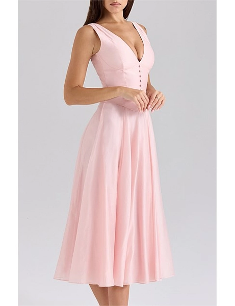 House Of Cb House Of Cb Samira Button Midi Dress | David Jones