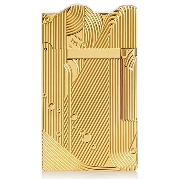 Sanji Lighter, Unique Cool Vintage Trench Lighters for Men, Anime One Piece Lighter, Gift for Men, Soft Flame, Without Butane