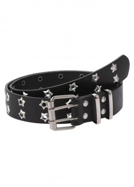 Attitude Clothing 2 Row Star Rivet Belt