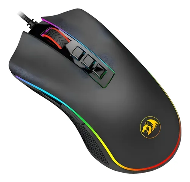 Mouse gamer de juego Redragon Cobra RGB M711 negro