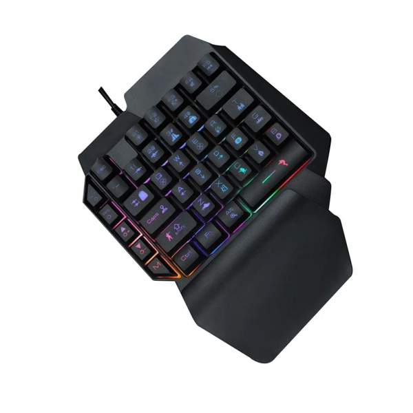 RGB One Hand Gaming Keyboard 
