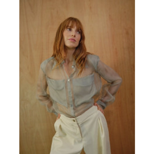 TALA SILK ORGANZA SHIRT 