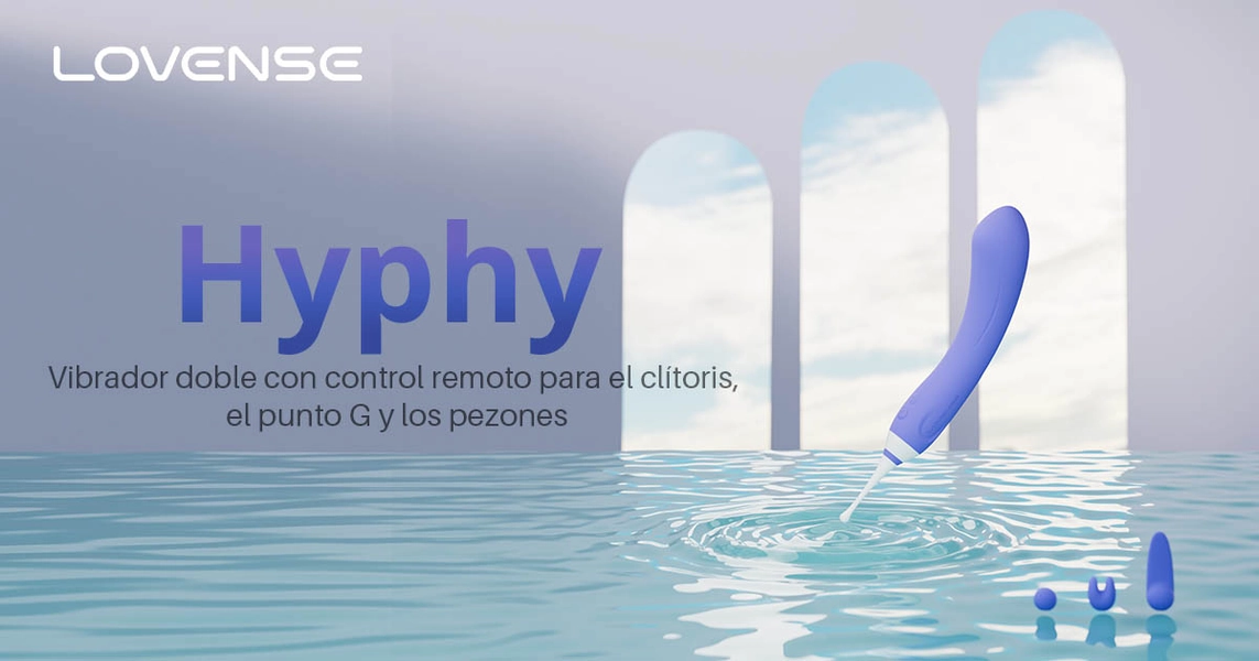 Lovense® Hyphy: ¡Vibrador dual de alta frecuencia para orgasmos rápidos!