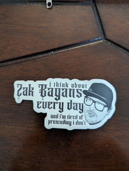 Zak Bagans Ghost Adventures y2k horror creepy paranormal investigator sticker