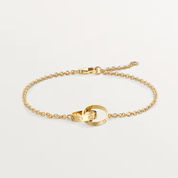 Cartier Love bracelet, on chain