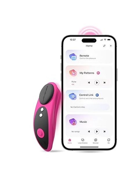 LOVENSE Ferri Mini Wearable Bluetooth Magnetic Panty Vibrator with App Controlled, Wireless Remote Control Vibatoror for Women, Unlimited Custom Vibration Modes