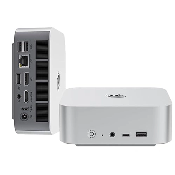 Beelink SER8 Gaming Mini PC, Mini Computers with AMD Ryzen 7 8745HS (8C/16T up to 4.9Ghz), 24G Dual DDR5 (5600Mhz) + 1TB M.2 2280 PCle 4.0X4 SSD, DP, HDMI, USB4, 2500Mbps LAN, WiFi 6, BT 5.2