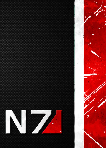 Mass Effect N7 Displate Poster