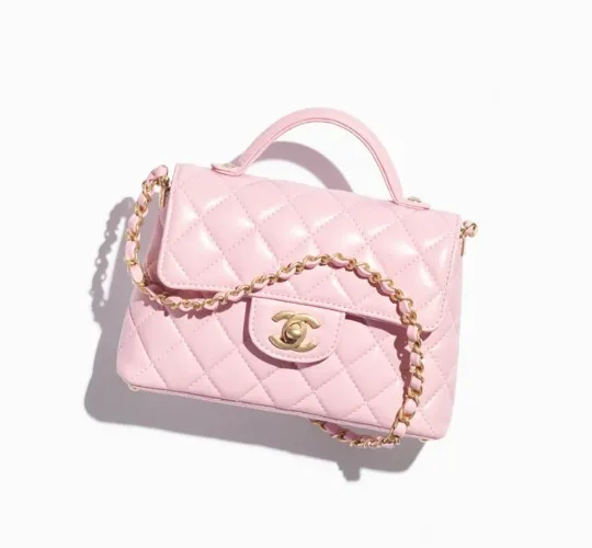 Small Flap Bag With Top Handle